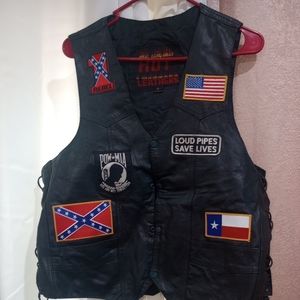 Harley Davidson leather vest